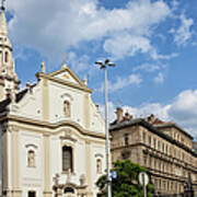 Franciscan Church Of Pest In Budapest #1 Poster