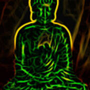 Green Buddha #1 Poster