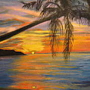 Hawaiian Sunset 11 Poster