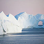 Iceberg From Ilulissat Kangerlua #1 Poster