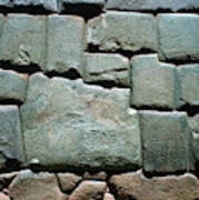 Inca Stone Wall #1 Poster
