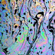 Interference Pattern Of Oil On Water #1 Poster