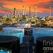 Landscape Of Oil Refinery Industry  #1 Poster