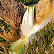 Lower Falls Rainbow #1 Poster