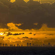 Miami Sundown Poster