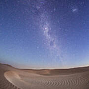 Milky Way Over A Sand Dune. South #1 Poster