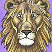Mod Male Lion Poster