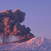 Mt Ruapehu 1996 Eruption New Zealand #1 Poster
