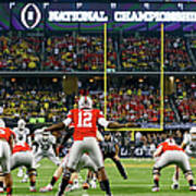 National Championship - Oregon V Ohio #1 Poster