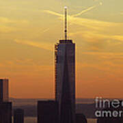 One Wtc From Top Of The Rock #1 Poster