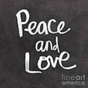 Peace And Love Poster