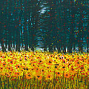 Poppy Wood Poster