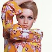 Portrait Of Twiggy #1 Poster