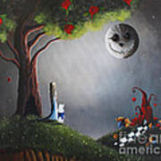 Alice In Wonderland Original Artwork Poster