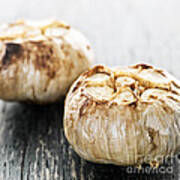 Roasted Garlic Bulbs 2 Poster