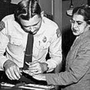 Rosa Parks Gets Fingerprinted #1 Poster