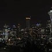 Seattle Skyline 1 #1 Poster