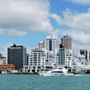 Skyline Of Downtown Auckland, Auckland #1 Poster