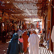 Souk, Marrakech, Morocco #1 Poster