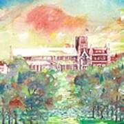 St Albans Abbey - Sunset Poster