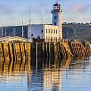 Sunset Over Scarborough Lighthouse #1 Poster