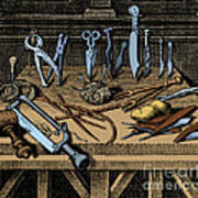 Surgical Equipment 16th Century #2 Poster
