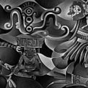 Tapestry Of Gods - Huehueteotl Poster