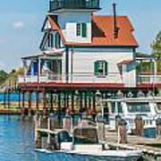 Town Of Edenton Roanoke River Lighthouse In Nc #1 Poster