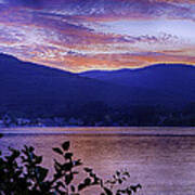 Twilight On Lake George #1 Poster