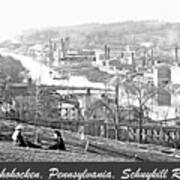 View Of Conshohocken Pennsylvania C 1900 #2 Poster