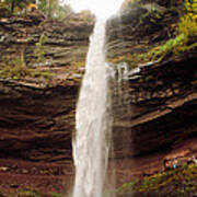 Water Falling From Rocks, Kaaterskill #1 Poster