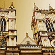 West Towers Of Westminster Abbey #1 Poster