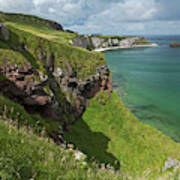 White Bay, West Of Ballintoy, Antrim #1 Poster