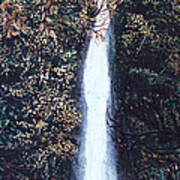 White Lady Waterfall Lydford Gorge Devon Uk #2 Poster