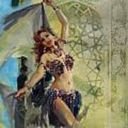 Abstract Belly Dancer 13 Poster