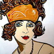 1920's Flapper Girl Poster