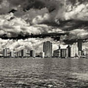 Miami Skyline #16 Poster