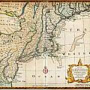 1747 Bowen Map Of New Jersey Pennsylvania New York And New England Geographicus Newyorknewengland Bo Poster