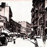 1870 Ny Mulberry Street Poster