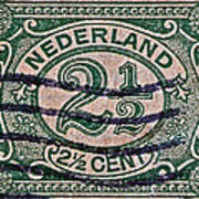1899 Netherlands Stamp Poster