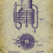 1909 Jett Whiskey Still Patent Poster