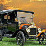 1914 Ford Model T Touring Car Poster
