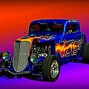 1933 Ford High Boy Hot Rod Poster