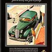 1937 - Cadillac Fleetwood Sedan Advertisement - Color Poster