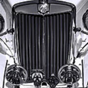 1939 Mg Classic In Black And White Poster
