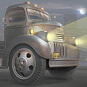 1946 Chevy Coe Poster