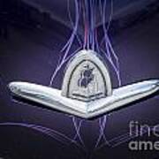 1948 Plymouth Classic Car Emblem And Color Of Purple 3384.02 Poster