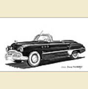 1950 Buick Special Convertible Poster