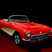 1957 Corvette Poster