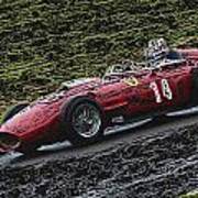 1960 Ferrari Dino Racing Car 2 Poster